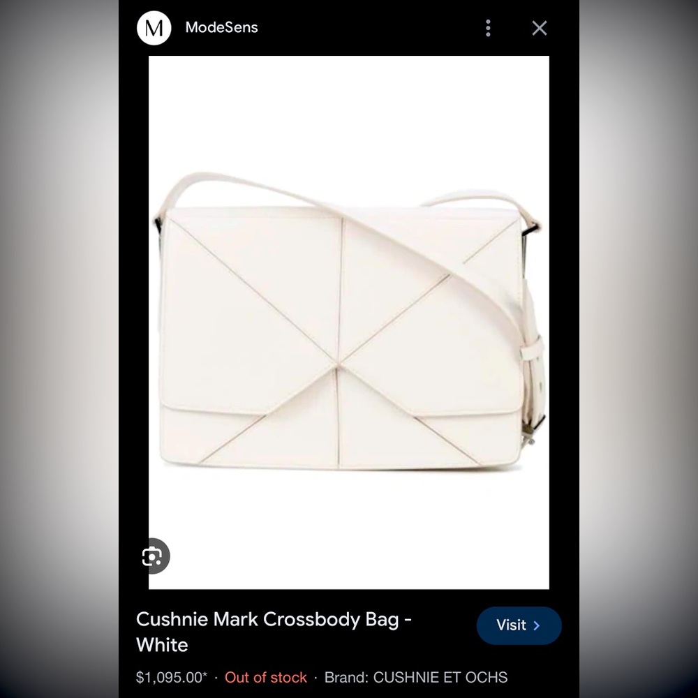 Cushnie et oches ‘Mark’ crossbody purse